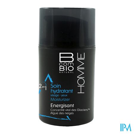 vignette Bcombio Homme Soin Hydratant Energisant Flacon Pompe 50ml