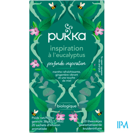 vignette Pukka Infusion Inspiration A l'eucalyptus Bio Sachet 20