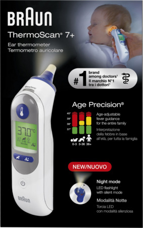 produit BRAUN THERMO AURICULAIRE 7+NUIT IRT6525