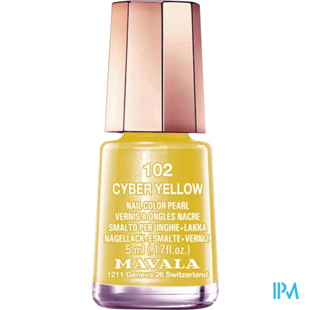 vignette Mavala Vernis A Ongles Mini Color&#039;s Cyber Yellow 5ml