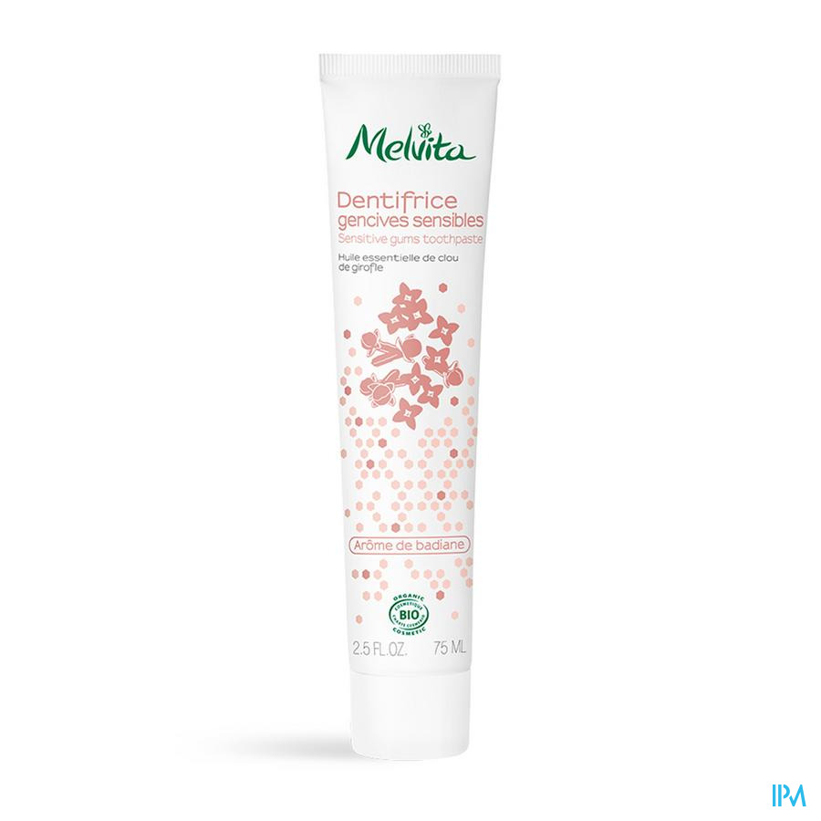 vignette Melvita Dentifrice Gencives Sensibles Bio 75ml