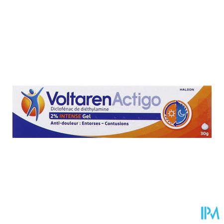 vignette VOLTARENACTIGO INT 2% GEL TUB 30G