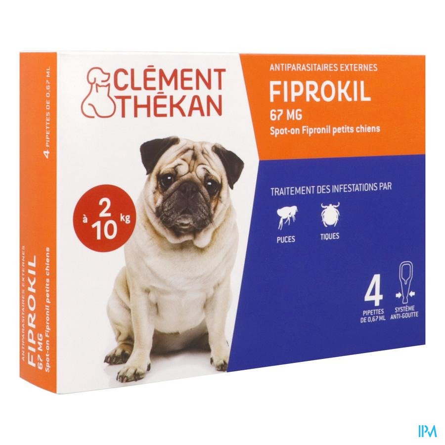 vignette CLEM/THEK FIPROKIL CHIEN 2-10KG 4