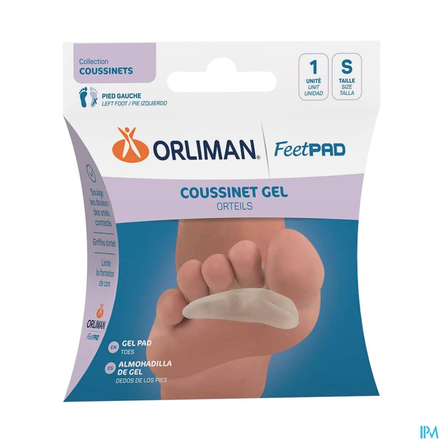 vignette COUSS GEL ORT FEETPAD GCHE TM
