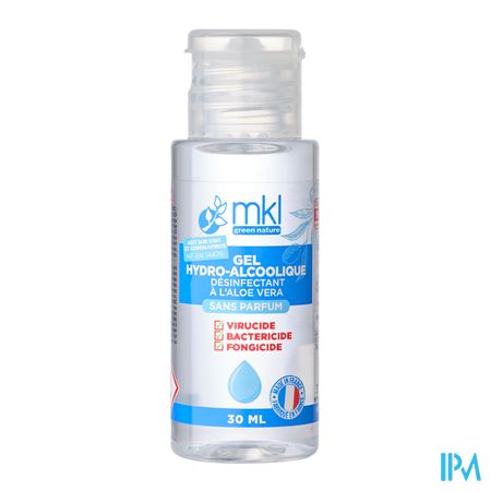 vignette Mkl Green Nature Gel Hydroalcoolique Sans Parfum 30ml