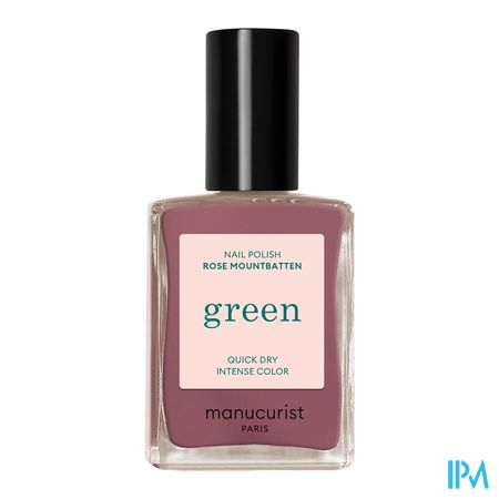vignette Manucurist Green Vernis A Ongles Rose Mountbatten 15ml