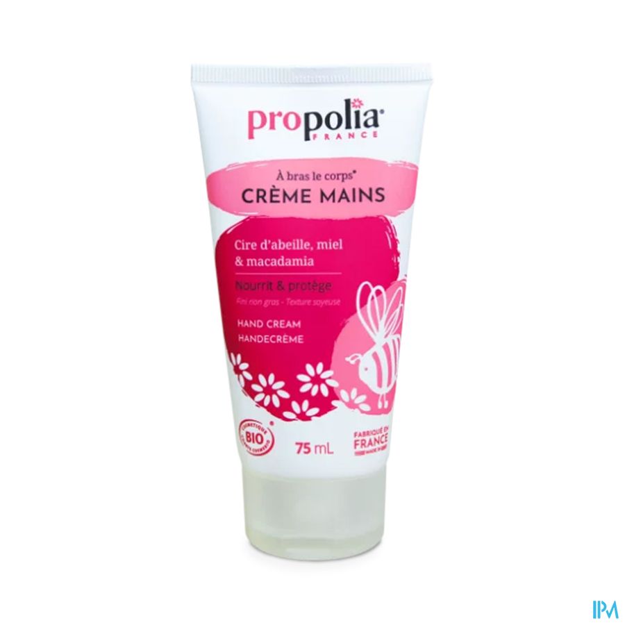 vignette PROPOLIA CREME MAINS BIO MIEL TB75ML