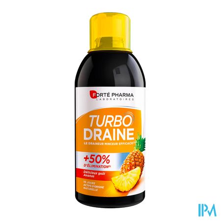 vignette Forte Pharma Turbodraine Minceur Solution Buvable Ananas 500ml