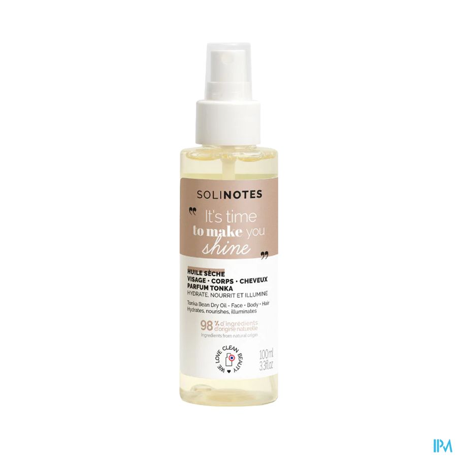 produit SOLINOTES TONKA HUILE SECHE 100ML