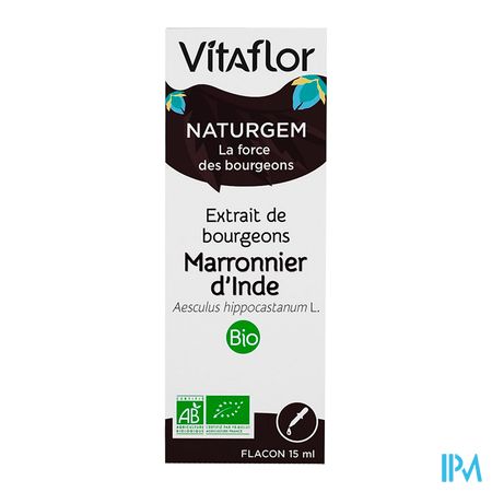 vignette Vitaflor Naturgem Extrait Bourgeon Bio Marronn 15ml