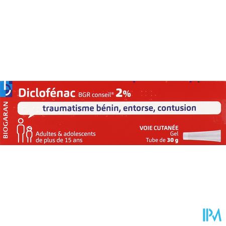 vignette DICLOFENAC 2% BGR CONS GEL TUB30G