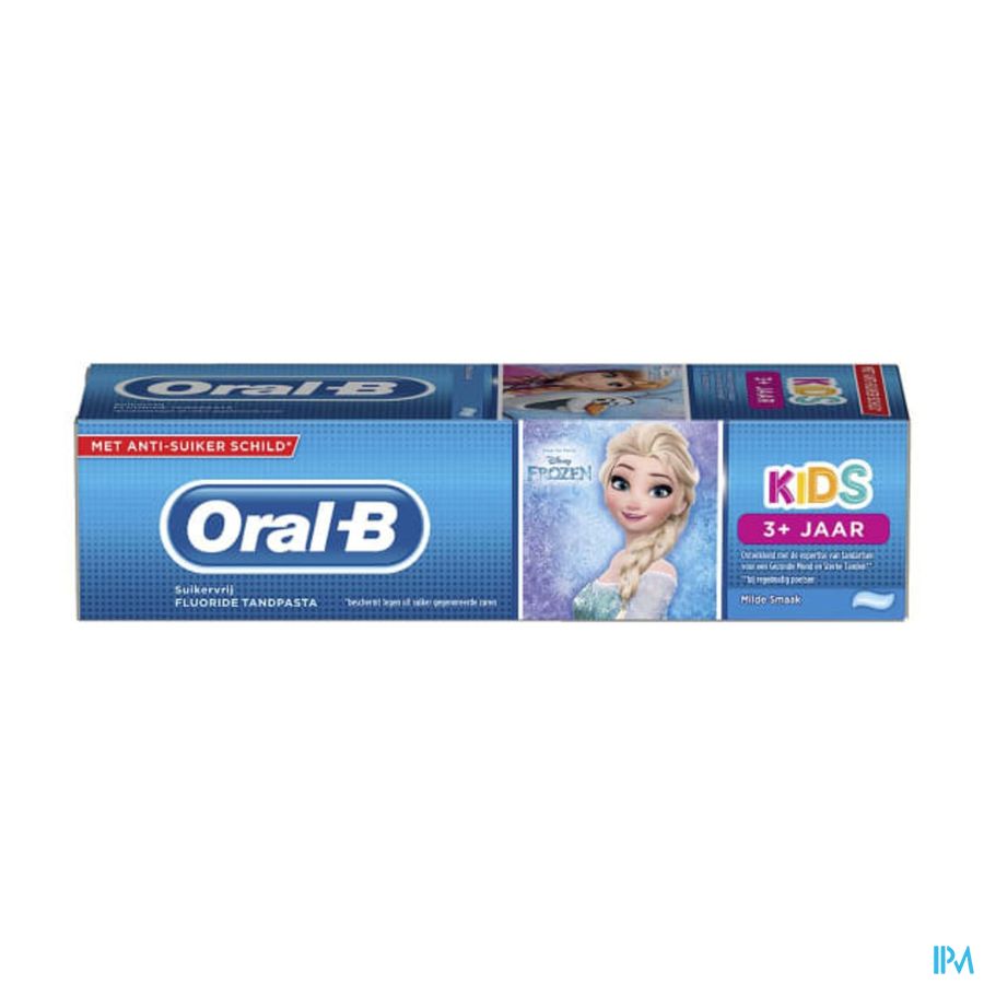 vignette Oral B Kids Dentifrice Fluore Sans Sucre 3 Ans Et + Cars 75ml