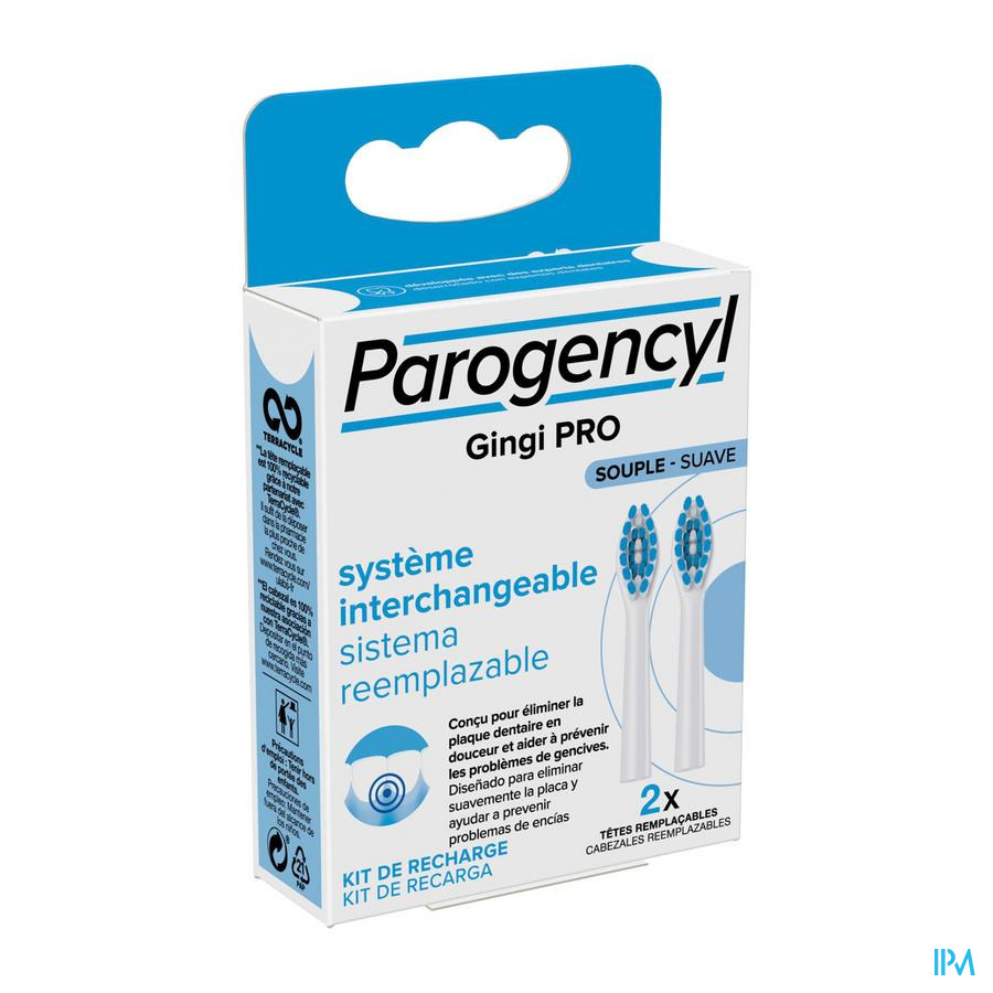produit Parogencyl Recharges Tetes Remplacables Bad Souple