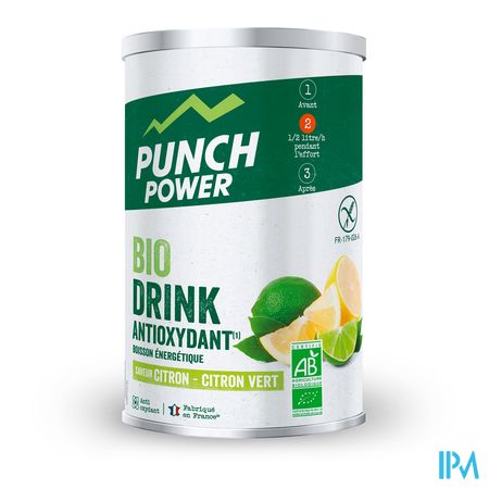 vignette Punch Power Biodrink Antioxydant Poudre Bio Citron Vert 500g
