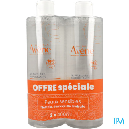 vignette AVENE DUO EAU MICELLAIRE 2X400ML