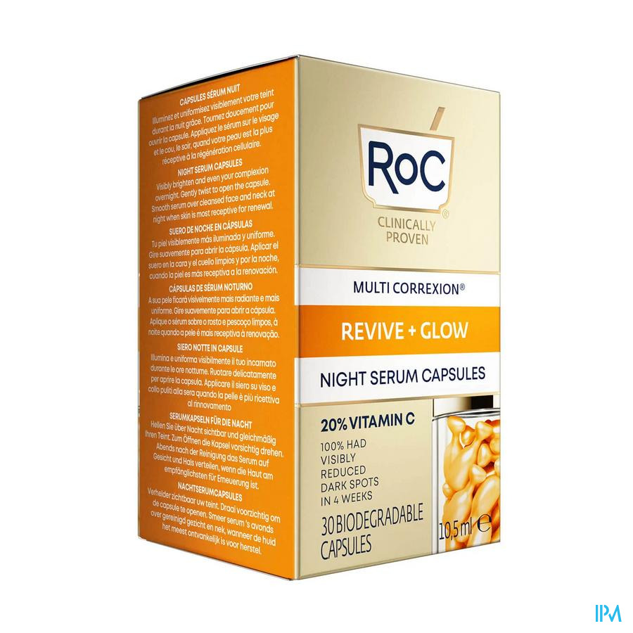 vignette Roc Renouveau + Eclat Capsule Serum Nuit 30