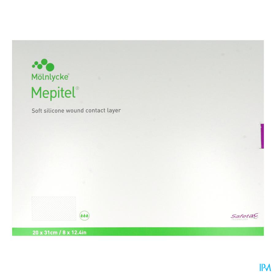 vignette Mepitel Pansement Interface Silicone 20cm X 31cm 5