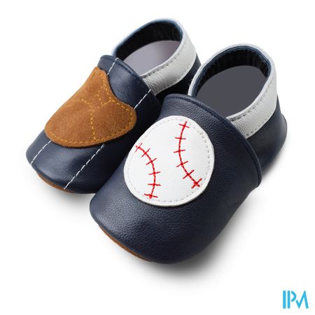 produit SHOOPS CHAUSSON CUIR BASEBALL 0-6M