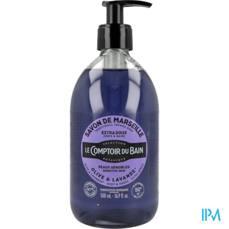 produit LCB SAV LIQ OLIVE LAVANDE SP FL500ML