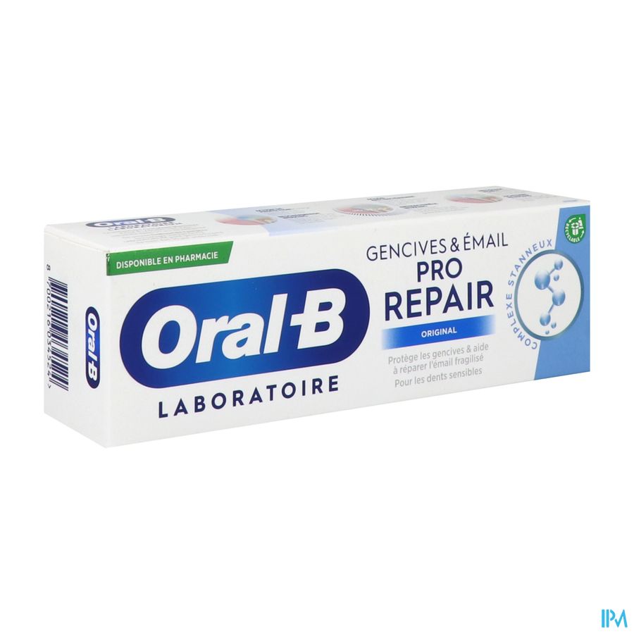 vignette Oral B Laboratoire Gencives Email Pro Dentifrice 75ml
