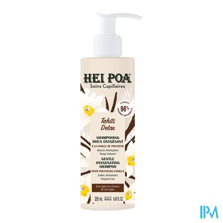 vignette Hei Poa Shampooing Doux Oxygenant Detox Flacon 250ml