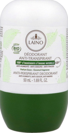 vignette Laino Deodorant Efficacite 24h Coco Bio Roll On 50ml