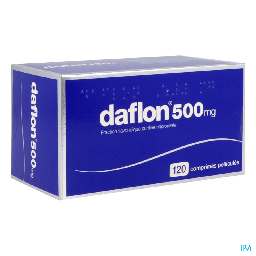 vignette DAFLON 500MG CPR 120