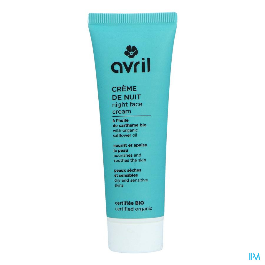 vignette Avril Creme De Nuit Peaux Seches Peaux Sensibles Certifiee Bio 50ml