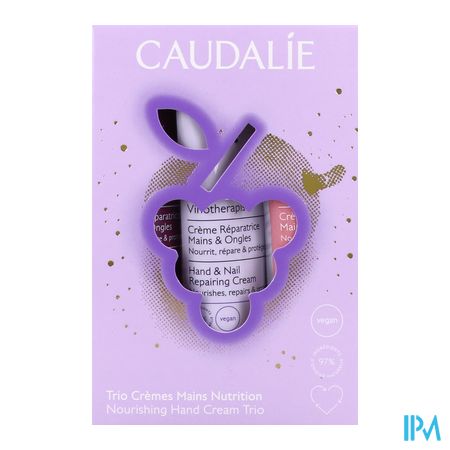 produit Caudalie Coffret Trio Cremes Mains Noel 2024