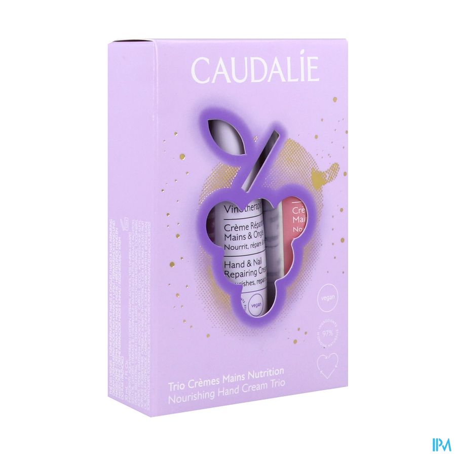 produit Caudalie Coffret Trio Cremes Mains Noel 2024