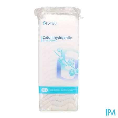 vignette Soineo Coton Hydrophile Sachet 100g