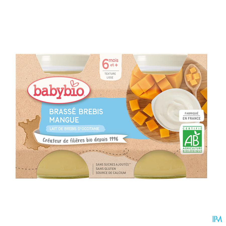 vignette BABYBIO BRASSE BREBIS MANGUE 2X130G