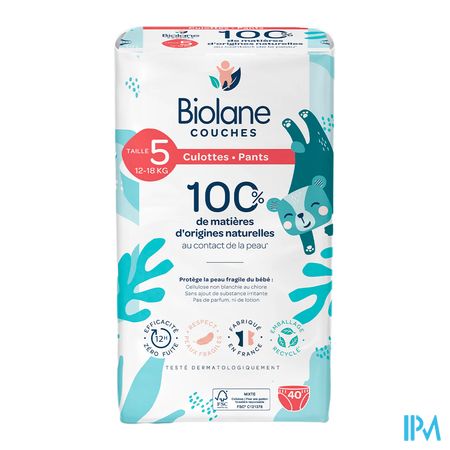 produit Biolane Expert Couche Culotte T5 X40