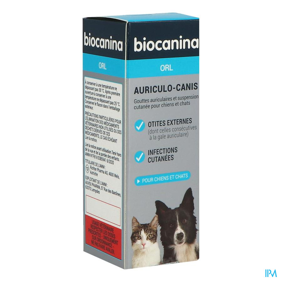 vignette Auriculo Canis 20ml