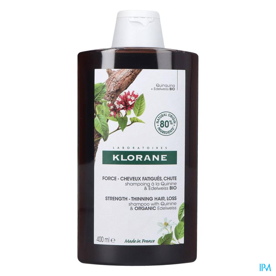 Klorane Shampooing Quinine Edelweiss Bio 400ml