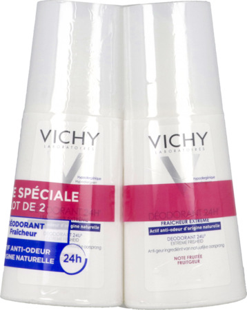 vignette Vichy Deodorant Fraicheur Fruite Vaporisateur 100ml X2