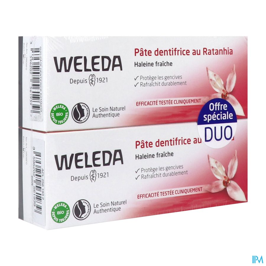 vignette WELEDA DENT RATANHIA 75MLX2