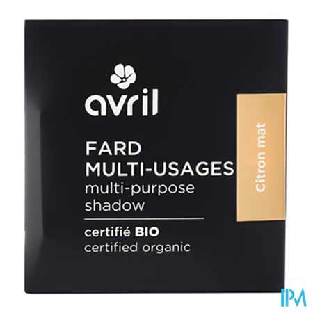 vignette Avril Fard A Paupieres Bio Citron Mat 2g5