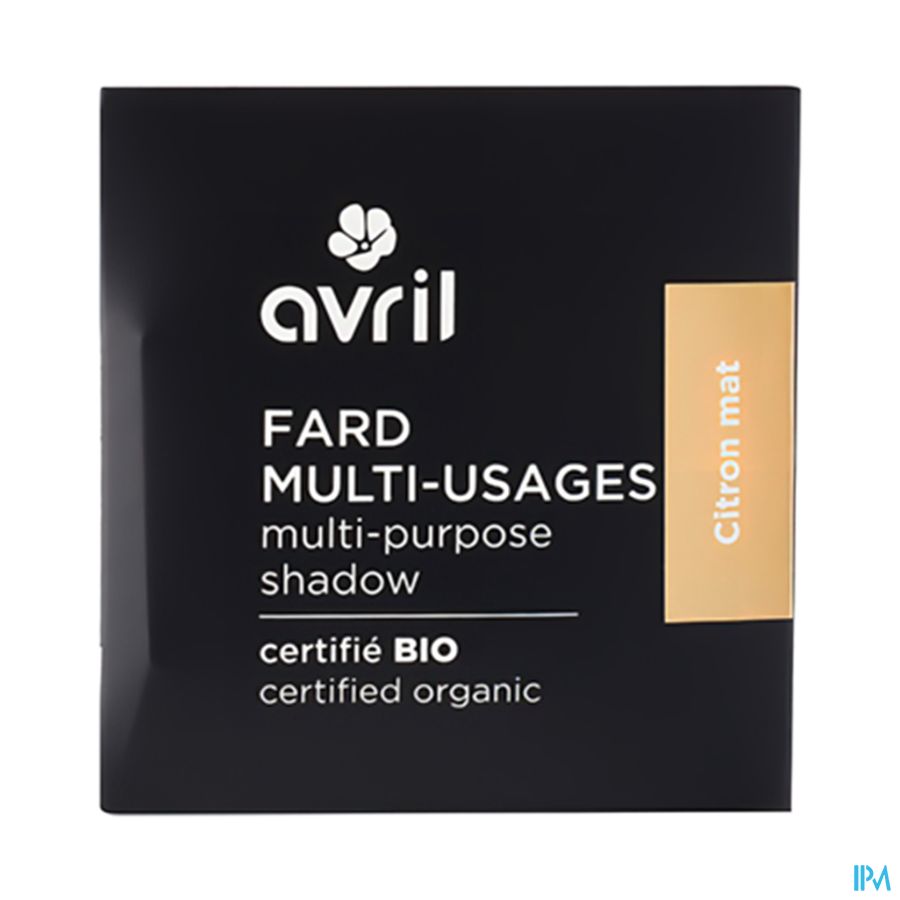 vignette Avril Fard A Paupieres Bio Citron Mat 2g5