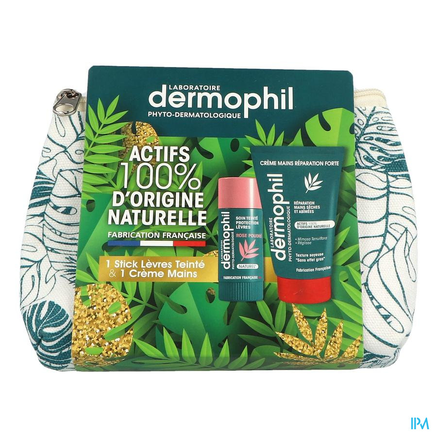 vignette Dermophil Phyto Creme Mains 50ml + Stick Levres 4g
