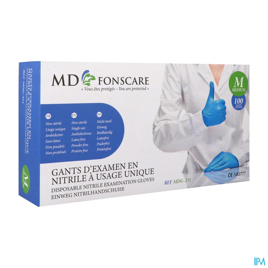 produit Alvita Gant Nitrile Mdg-251 Medium 100