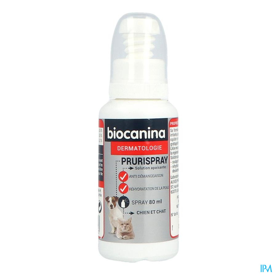 vignette Prurispray Solution Chien Chat 80ml