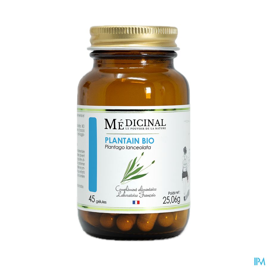 vignette PLANTAIN BIO 45 GELULES
