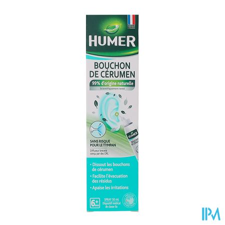 produit Humer Bouchon De Cerumen Spray Auriculaire 50ml