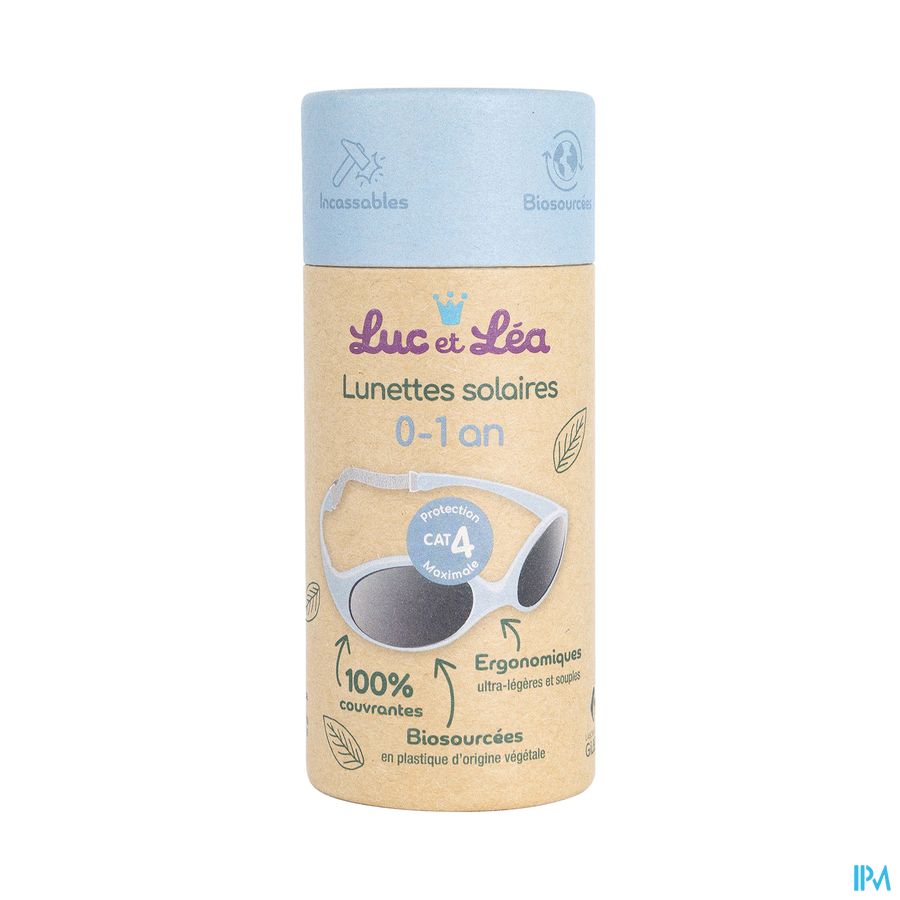 produit LUC&LEA LUNETTES SOL BIOSOURCE 0/1A BLEU