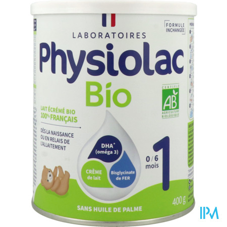 vignette PHYSIOLAC BIO 1 PDR 400G