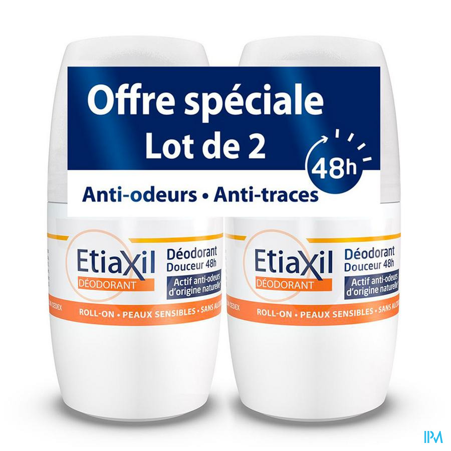 vignette Cooper Etiaxil Deodorant Douceur 48h Roll On 50ml X2