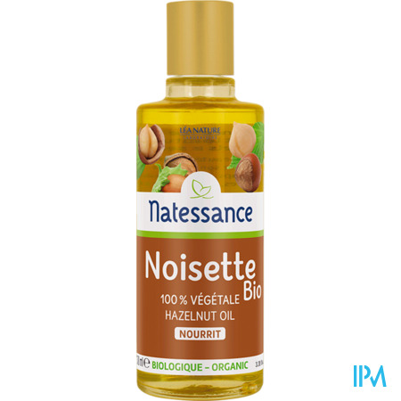 vignette Natessance Bio Huile De Noisette 100% Pure 100ml