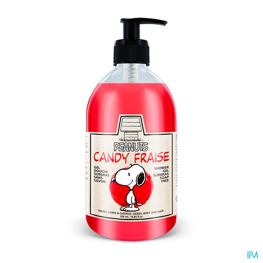 produit PEANUTS GEL DOUCHE 500 ML CANDY FRAISE