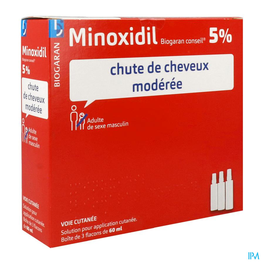 vignette MINOXIDIL 5% BGR SOL EXT 60ML 3